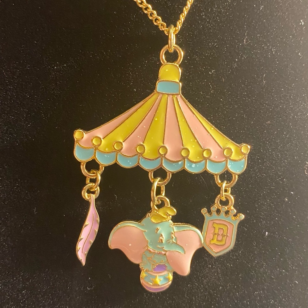 Disney Parks Dumbo under the big top Necklace ✨